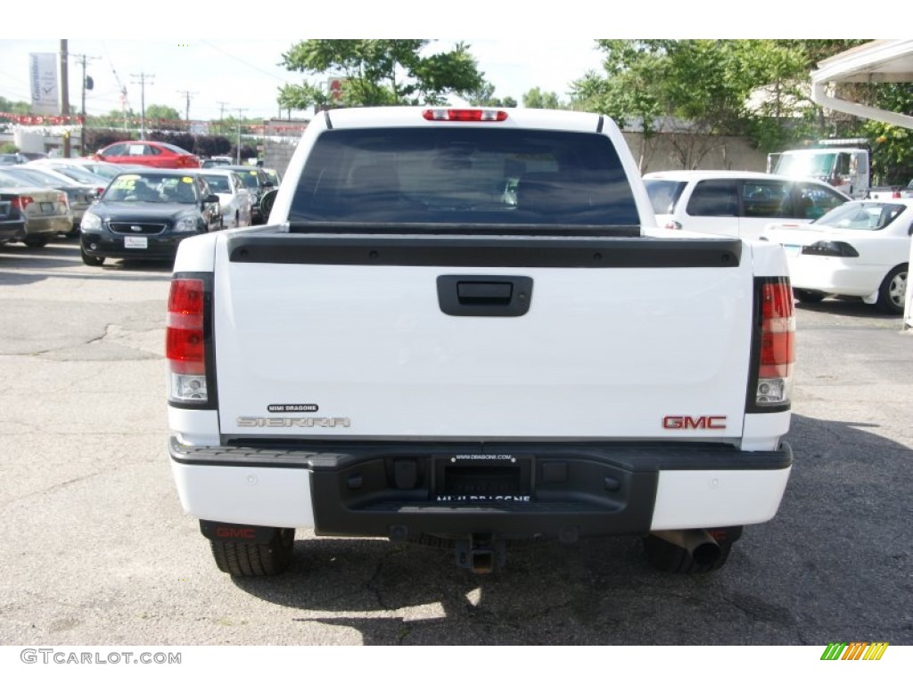 2008 Sierra 1500 Denali Crew Cab AWD - Polar White / Ebony photo #5