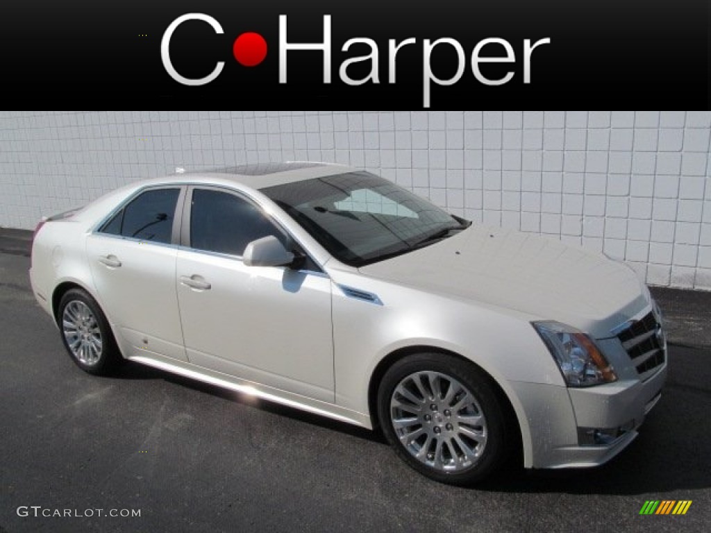 White Diamond Tricoat Cadillac CTS