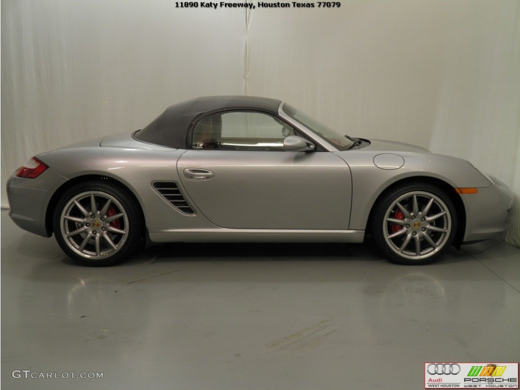 2008 Boxster RS 60 Spyder - Arctic Silver Metallic / Carrera Red photo #6