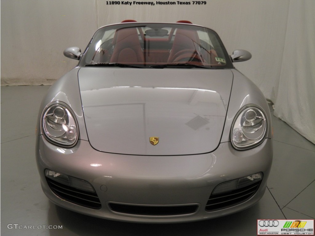 2008 Boxster RS 60 Spyder - Arctic Silver Metallic / Carrera Red photo #16