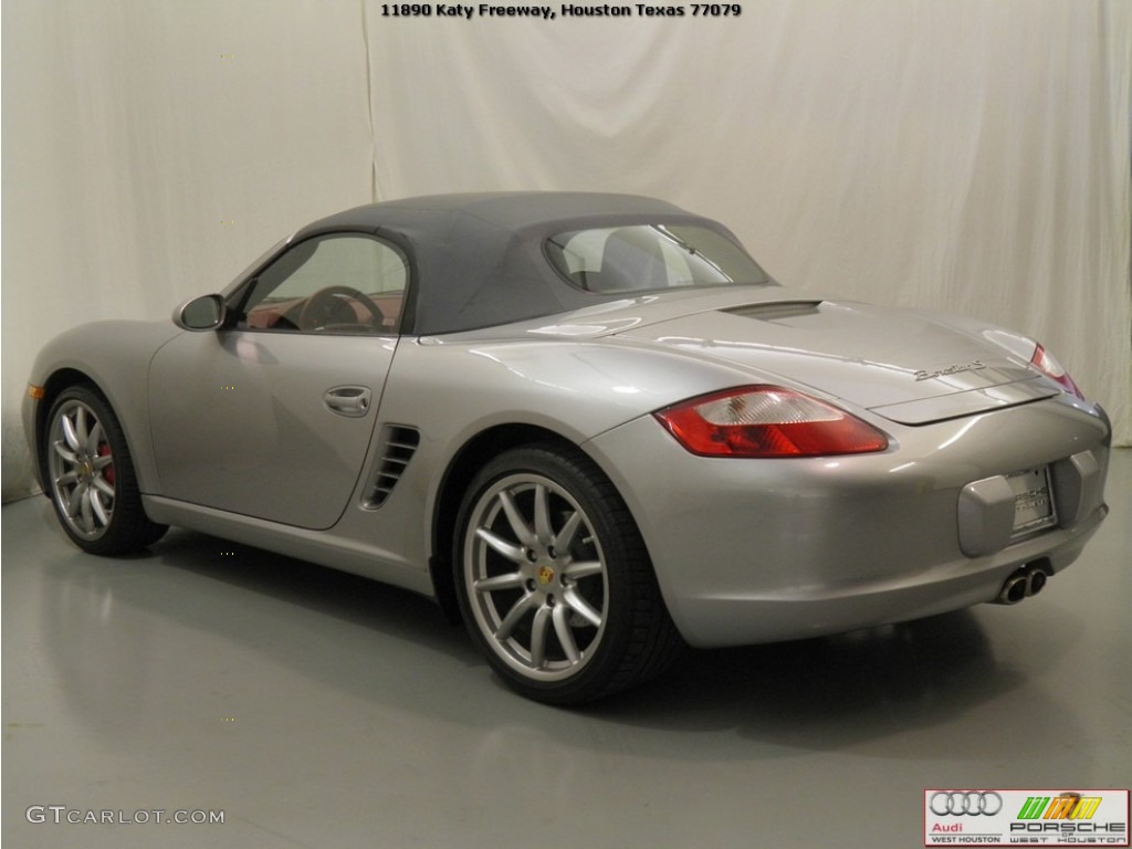 2008 Boxster RS 60 Spyder - Arctic Silver Metallic / Carrera Red photo #18