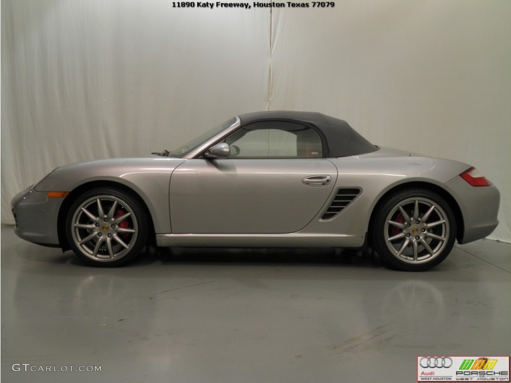 2008 Boxster RS 60 Spyder - Arctic Silver Metallic / Carrera Red photo #21