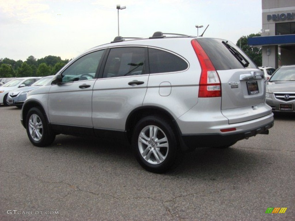 2010 CR-V EX AWD - Alabaster Silver Metallic / Gray photo #3