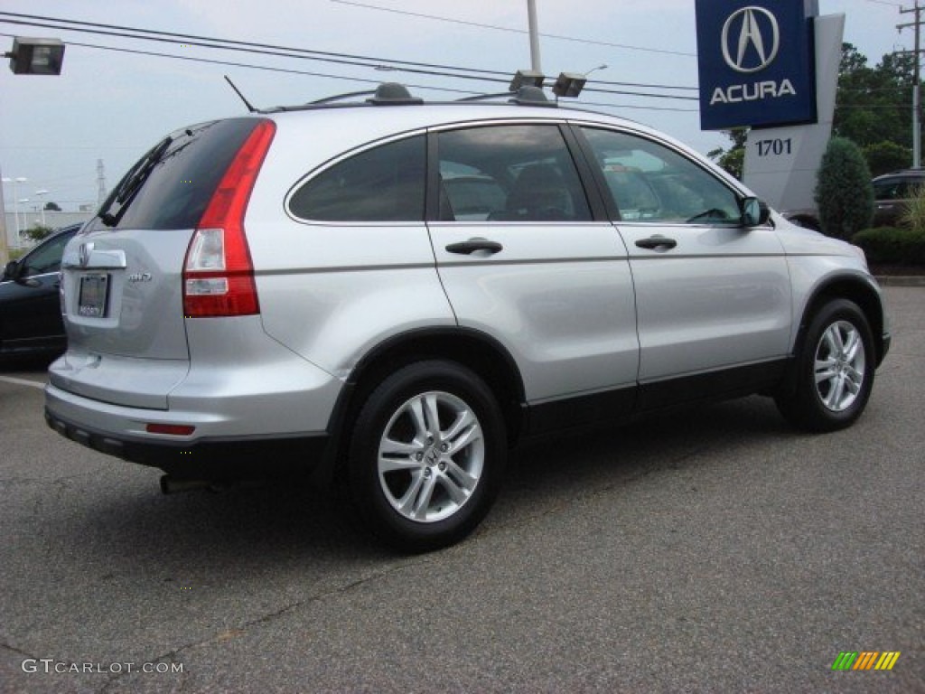 2010 CR-V EX AWD - Alabaster Silver Metallic / Gray photo #4