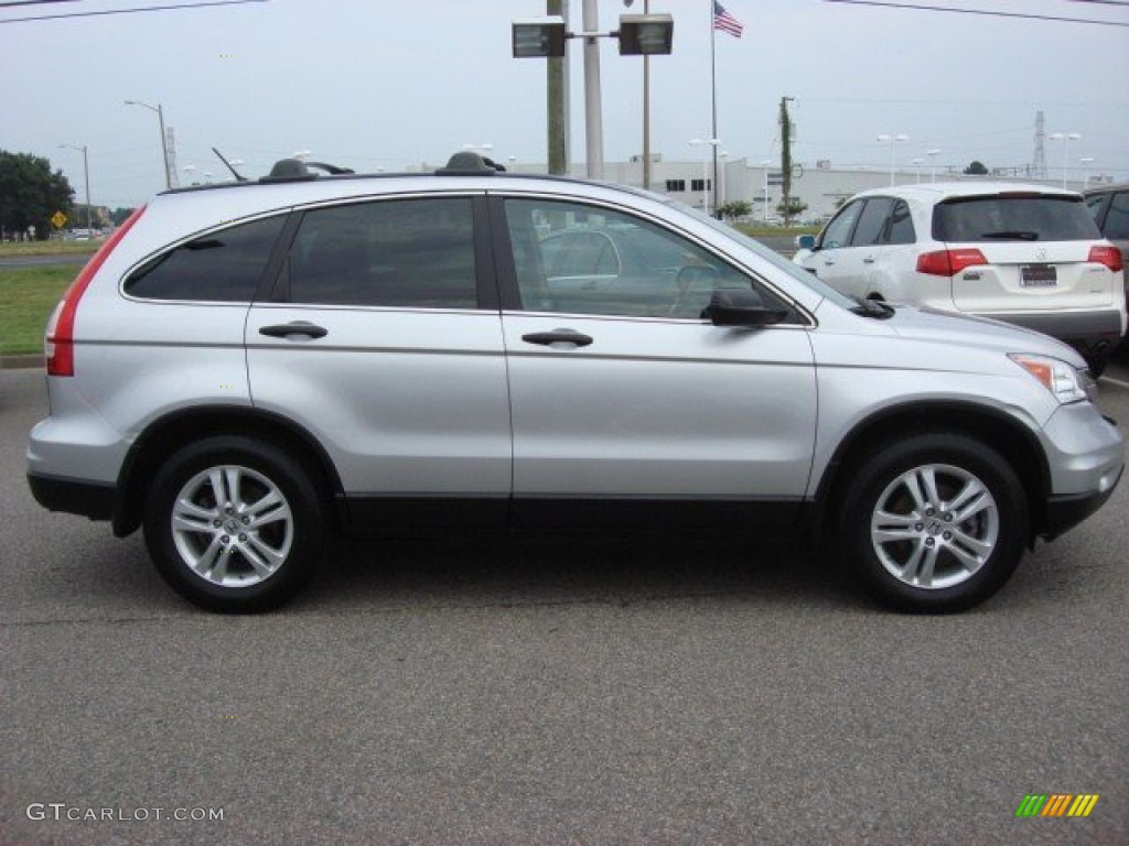 2010 CR-V EX AWD - Alabaster Silver Metallic / Gray photo #5