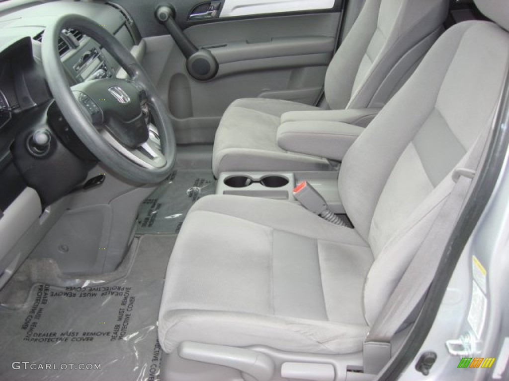 2010 CR-V EX AWD - Alabaster Silver Metallic / Gray photo #8