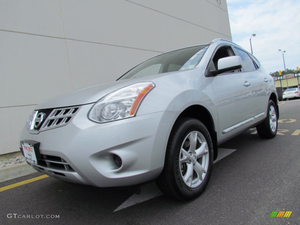 2011 Rogue SV AWD - Silver Ice Metallic / Black photo #1