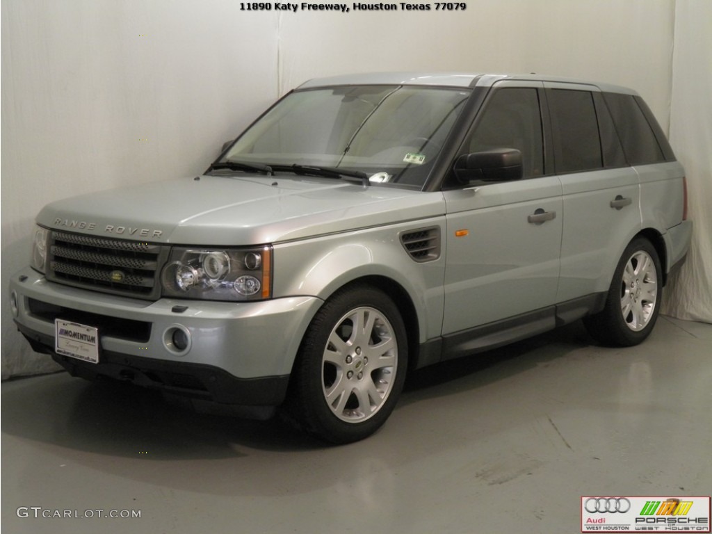 2006 Range Rover Sport HSE - Arctic Frost Metallic / Ivory photo #4