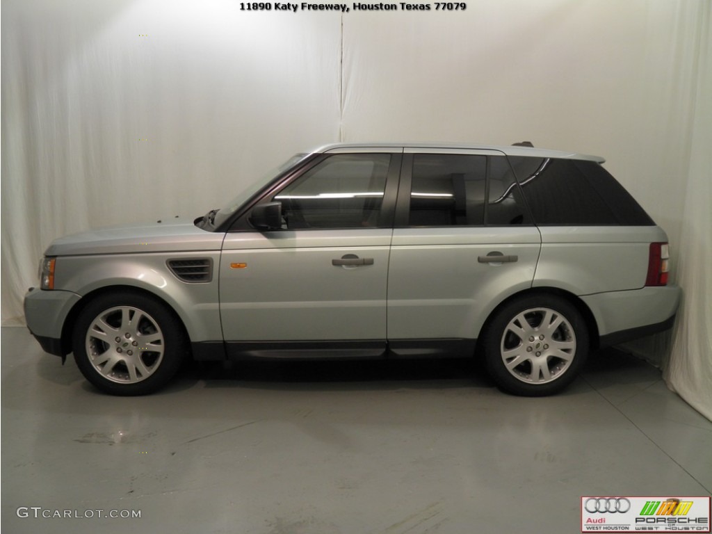 2006 Range Rover Sport HSE - Arctic Frost Metallic / Ivory photo #5