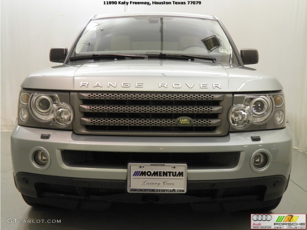 2006 Range Rover Sport HSE - Arctic Frost Metallic / Ivory photo #20