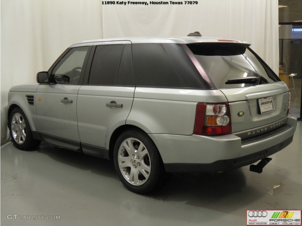 2006 Range Rover Sport HSE - Arctic Frost Metallic / Ivory photo #23