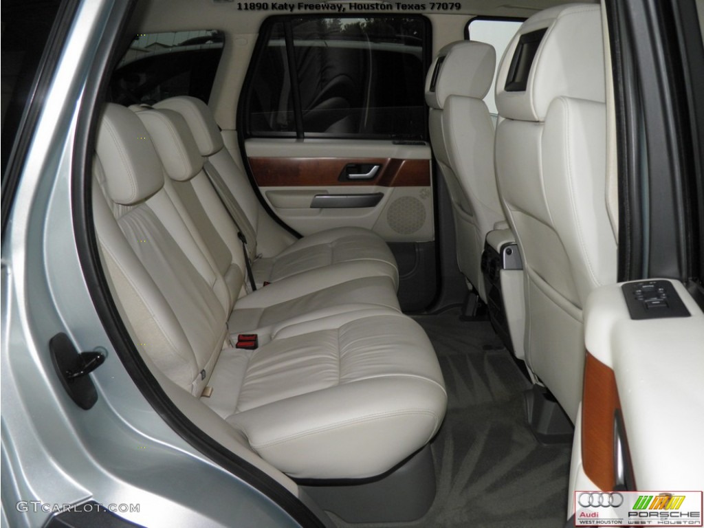 2006 Range Rover Sport HSE - Arctic Frost Metallic / Ivory photo #28
