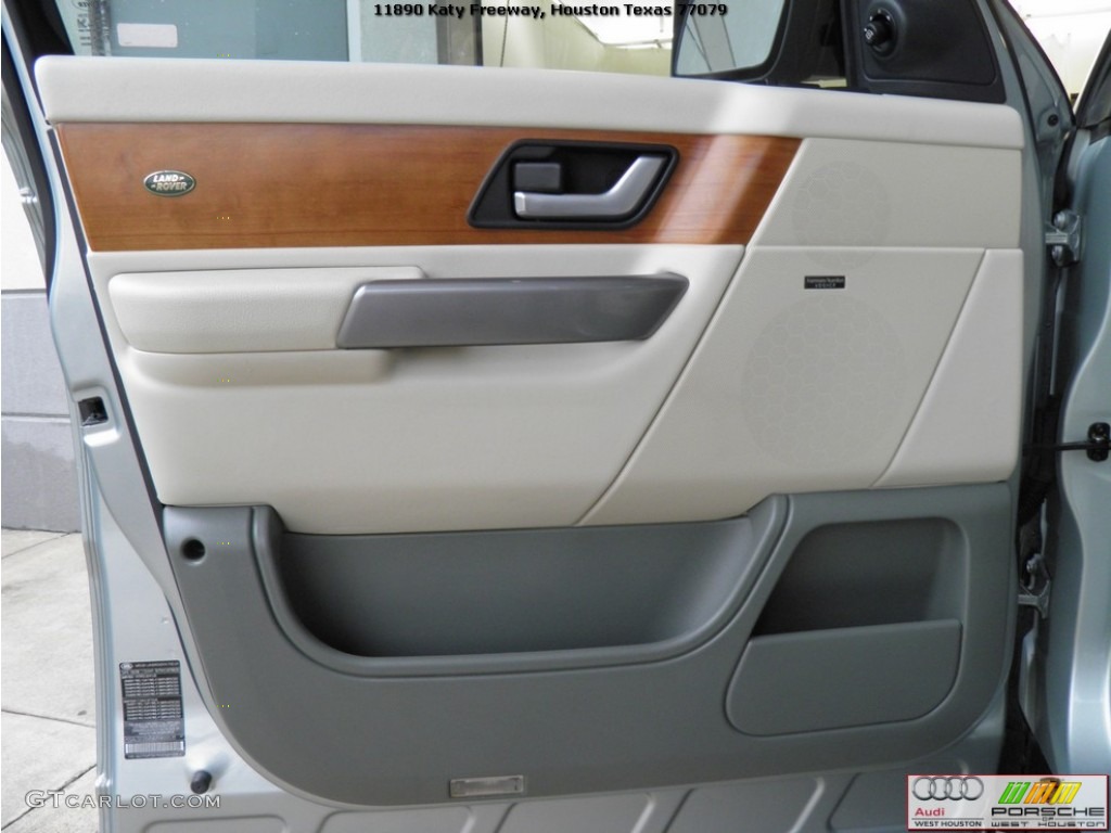2006 Range Rover Sport HSE - Arctic Frost Metallic / Ivory photo #29