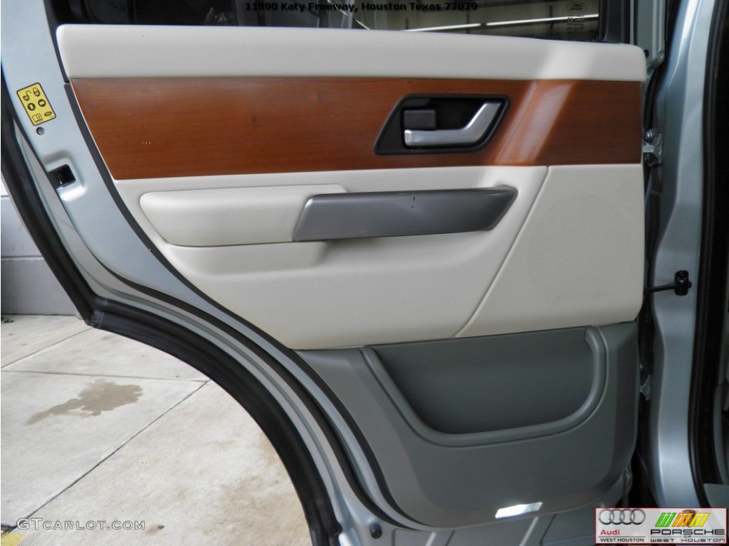 2006 Range Rover Sport HSE - Arctic Frost Metallic / Ivory photo #30