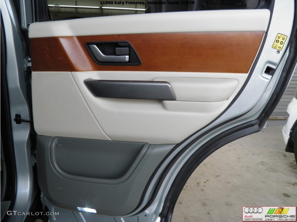 2006 Range Rover Sport HSE - Arctic Frost Metallic / Ivory photo #31