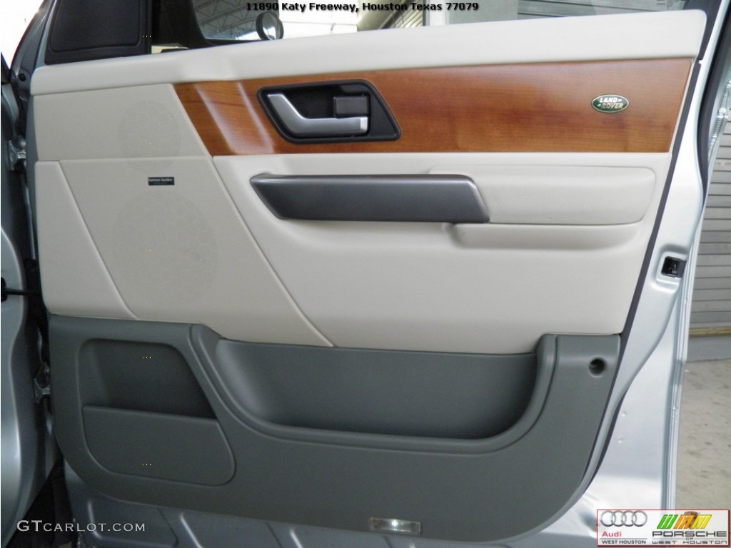 2006 Range Rover Sport HSE - Arctic Frost Metallic / Ivory photo #32