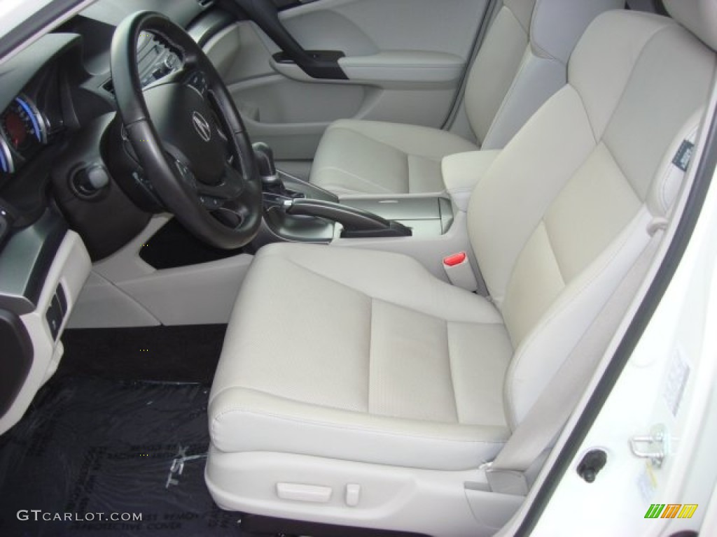 Taupe Interior 2011 Acura TSX Sport Wagon Photo #67798815