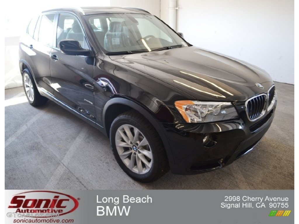 2013 X3 xDrive 28i - Jet Black / Black photo #1