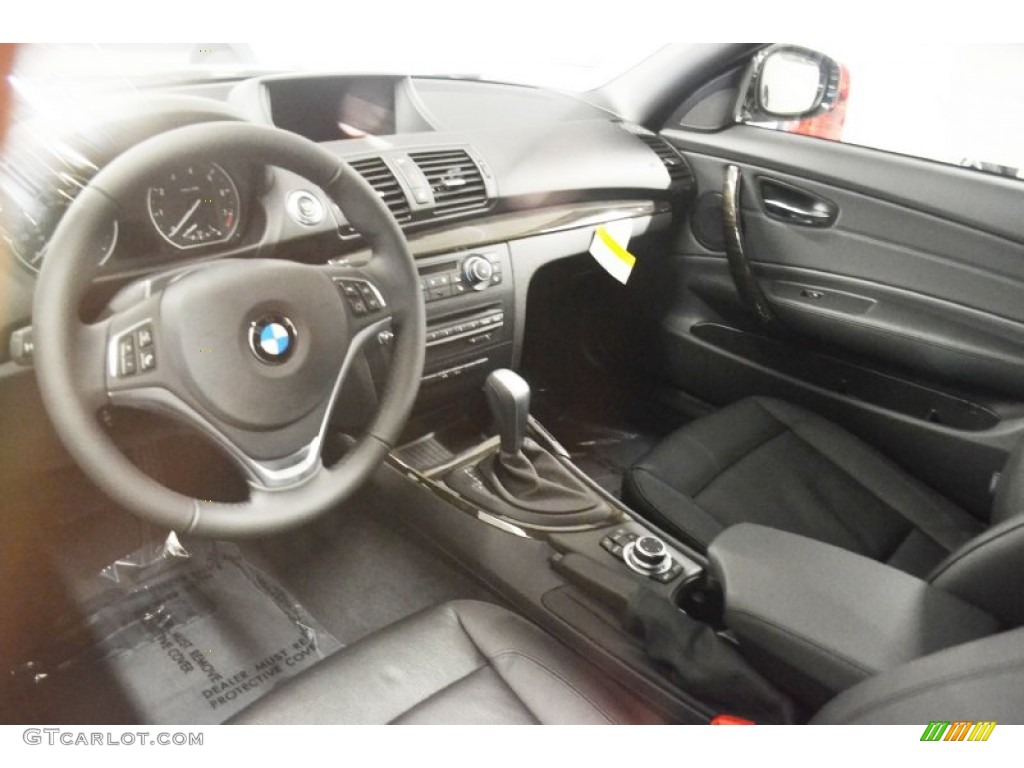 2012 1 Series 128i Convertible - Jet Black / Black photo #6