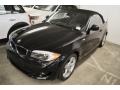 2012 Jet Black BMW 1 Series 128i Convertible  photo #9