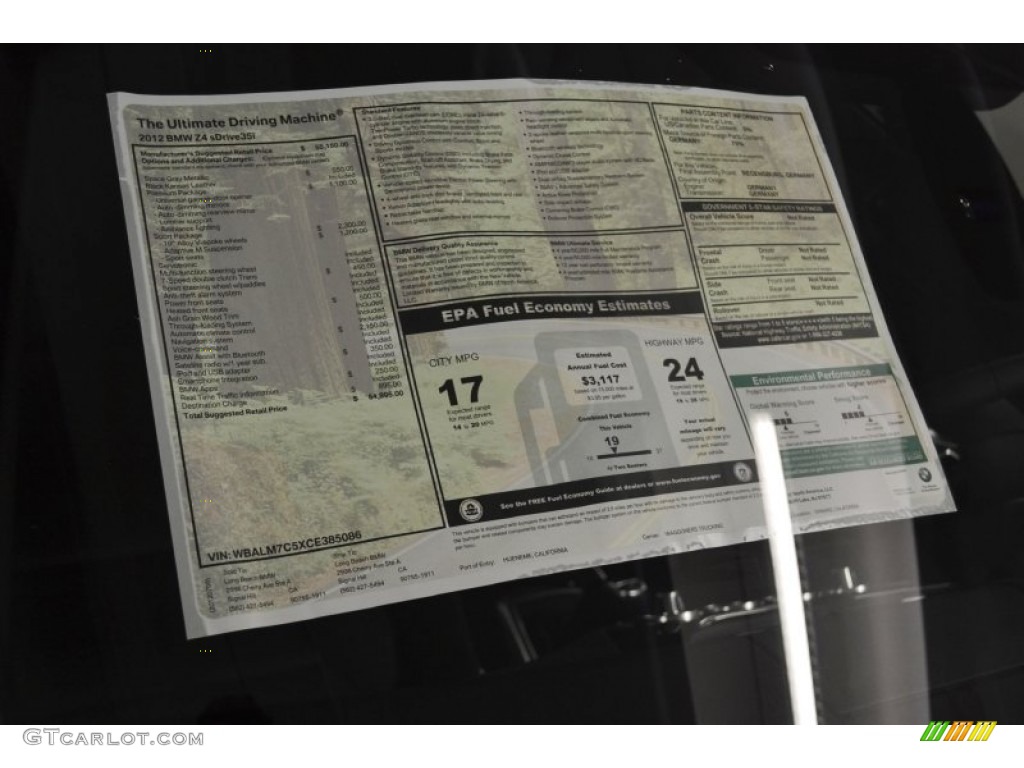 2012 Z4 sDrive35i - Space Gray Metallic / Black photo #3