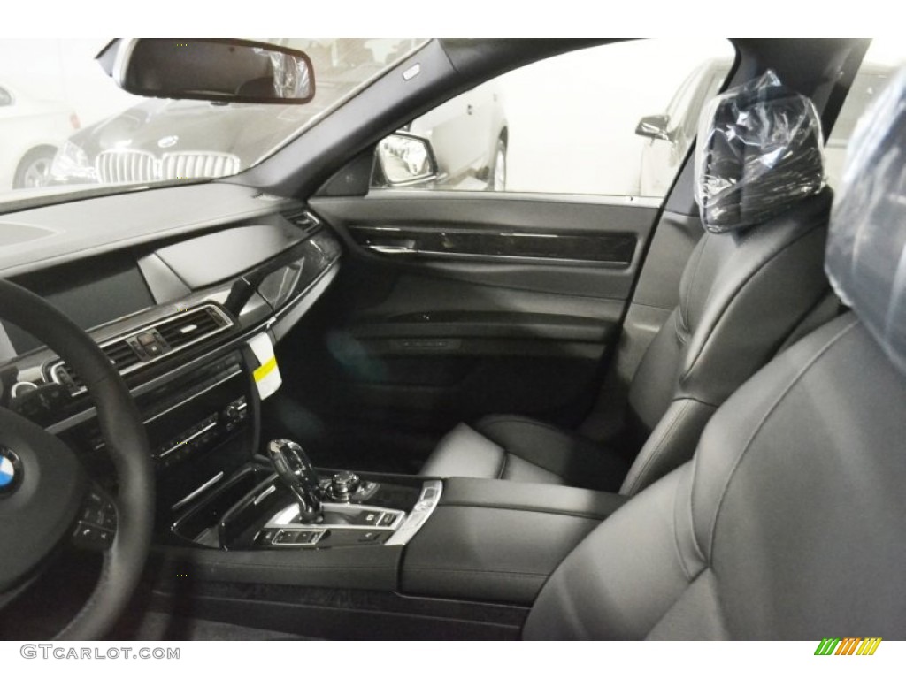2012 7 Series 750i Sedan - Dark Graphite Metallic / Black photo #7