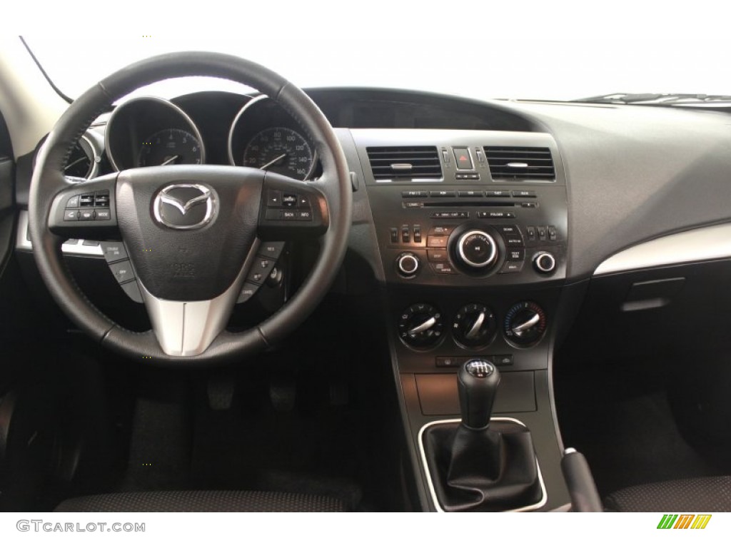 2012 Mazda MAZDA3 s Touring 5 Door Black Dashboard Photo #67801245