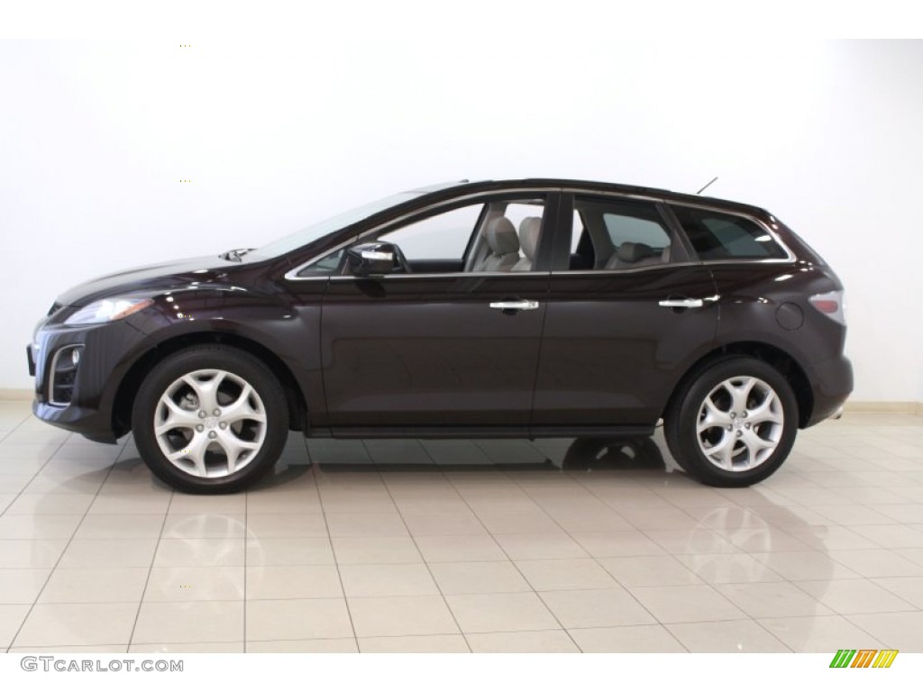 Black Cherry Mica 2010 Mazda CX-7 s Grand Touring AWD Exterior Photo #67801311