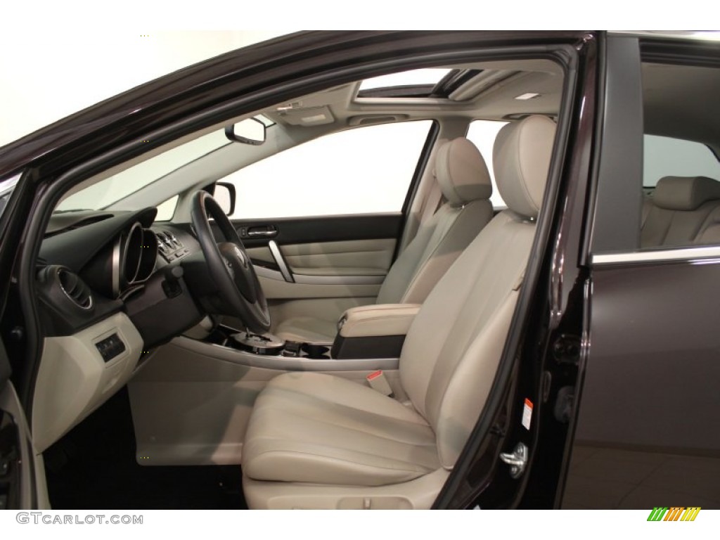 Sand Interior 2010 Mazda CX-7 s Grand Touring AWD Photo #67801326