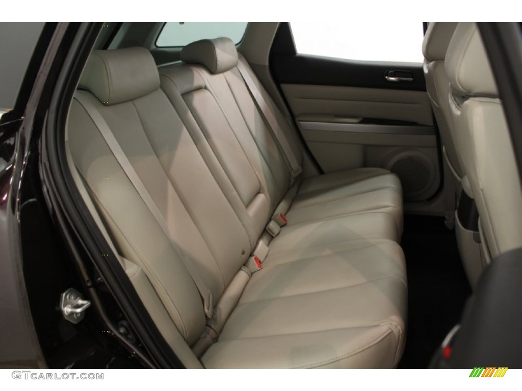 Sand Interior 2010 Mazda CX-7 s Grand Touring AWD Photo #67801386