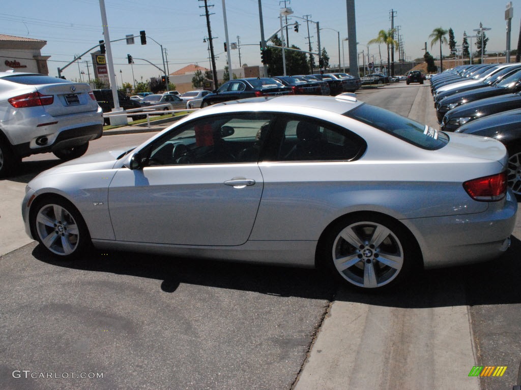 2009 3 Series 335i Coupe - Titanium Silver Metallic / Black photo #5