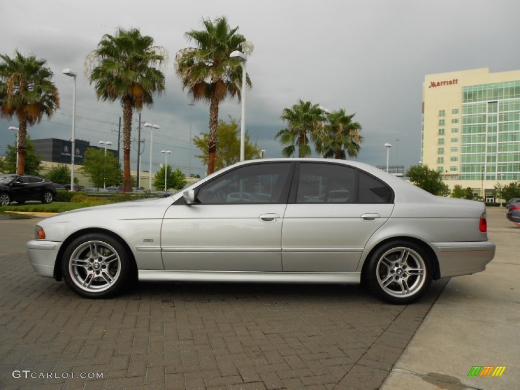 Titanium Silver Metallic 2002 BMW 5 Series 540i Sedan Exterior Photo #67801915