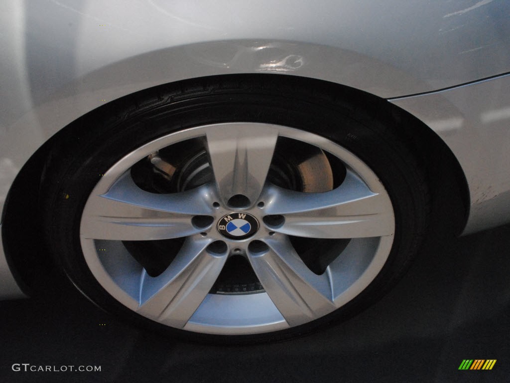 2009 3 Series 335i Coupe - Titanium Silver Metallic / Black photo #12