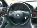 Grey 2002 BMW 5 Series 540i Sedan Steering Wheel
