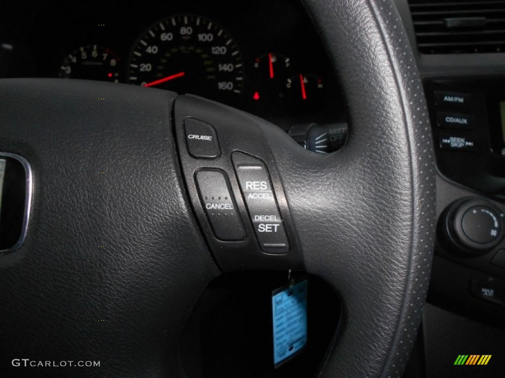 2005 Accord LX Sedan - Satin Silver Metallic / Black photo #18