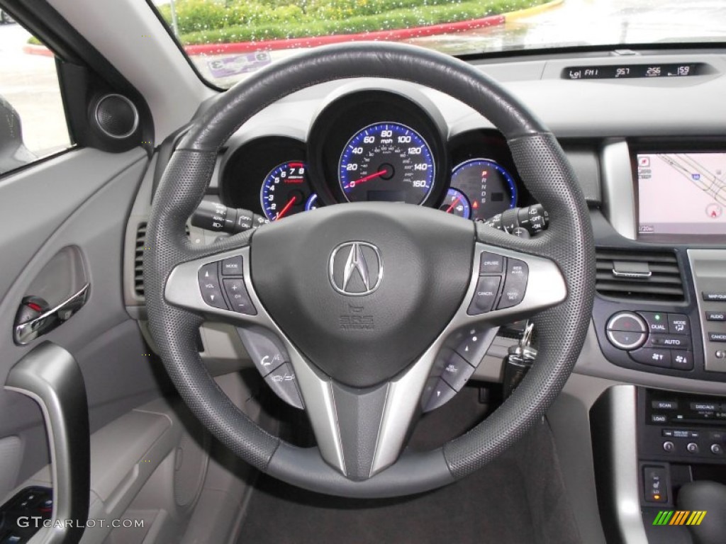 2012 Acura RDX Technology Taupe Steering Wheel Photo #67802583