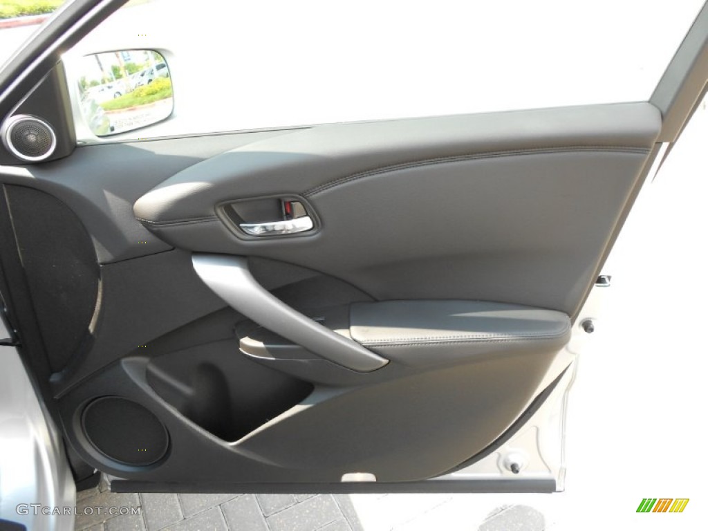 2013 Acura RDX Standard RDX Model Ebony Door Panel Photo #67802829