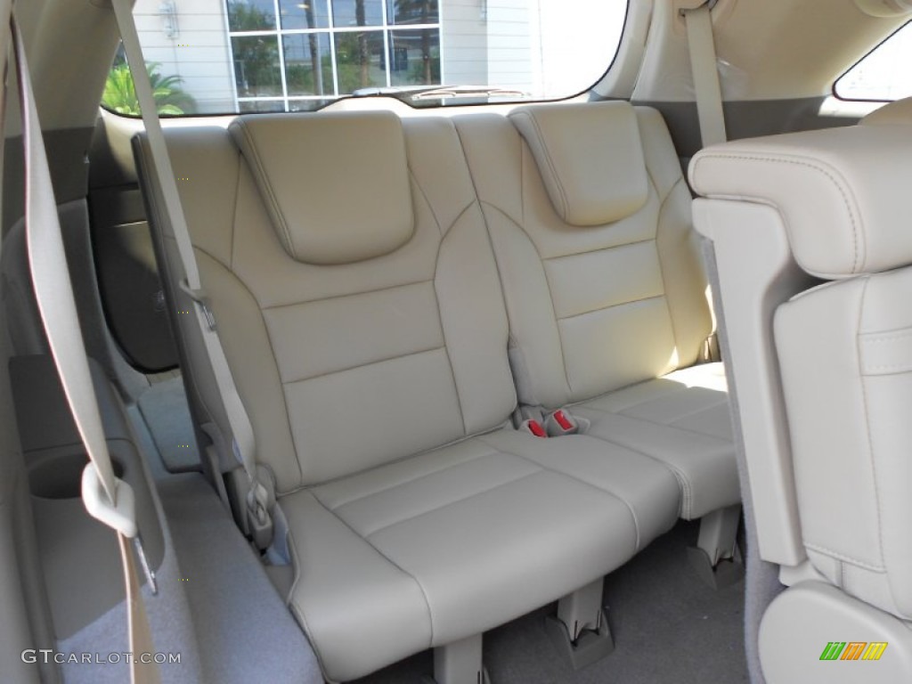 2012 Acura MDX SH-AWD Advance Rear Seat Photo #67803042