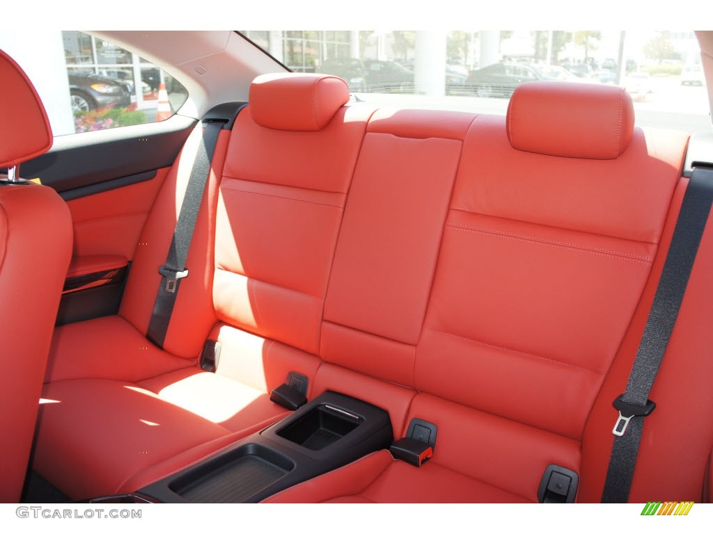 Coral Red/Black Interior 2012 BMW 3 Series 328i Coupe Photo #67803353
