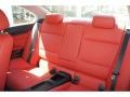 Coral Red/Black Rear Seat Photo for 2012 BMW 3 Series #67803353