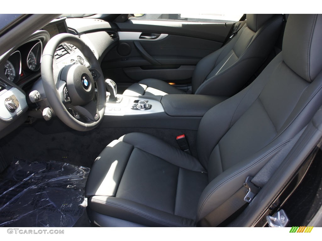 Black Interior 2012 BMW Z4 sDrive35is Photo #67803462