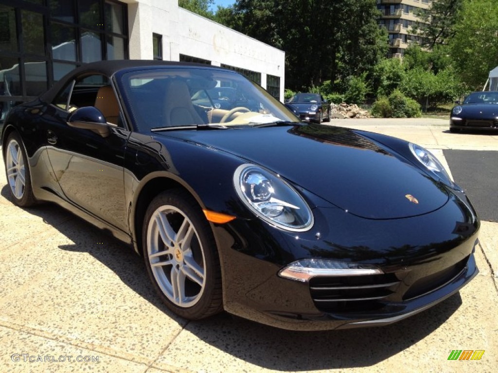 2013 911 Carrera Cabriolet - Black / Luxor Beige photo #3