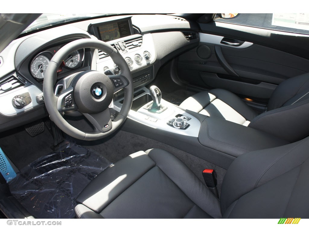 Black Interior 2012 BMW Z4 sDrive35is Photo #67803477