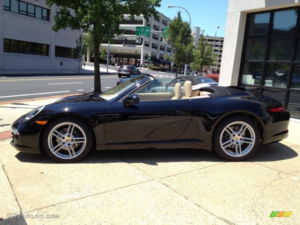 2013 911 Carrera Cabriolet - Black / Luxor Beige photo #20