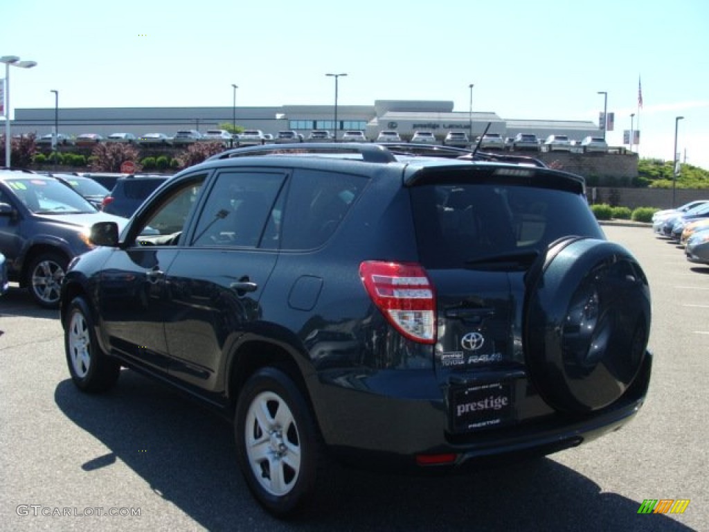 2010 RAV4 I4 4WD - Black Forest Pearl / Sand Beige photo #4