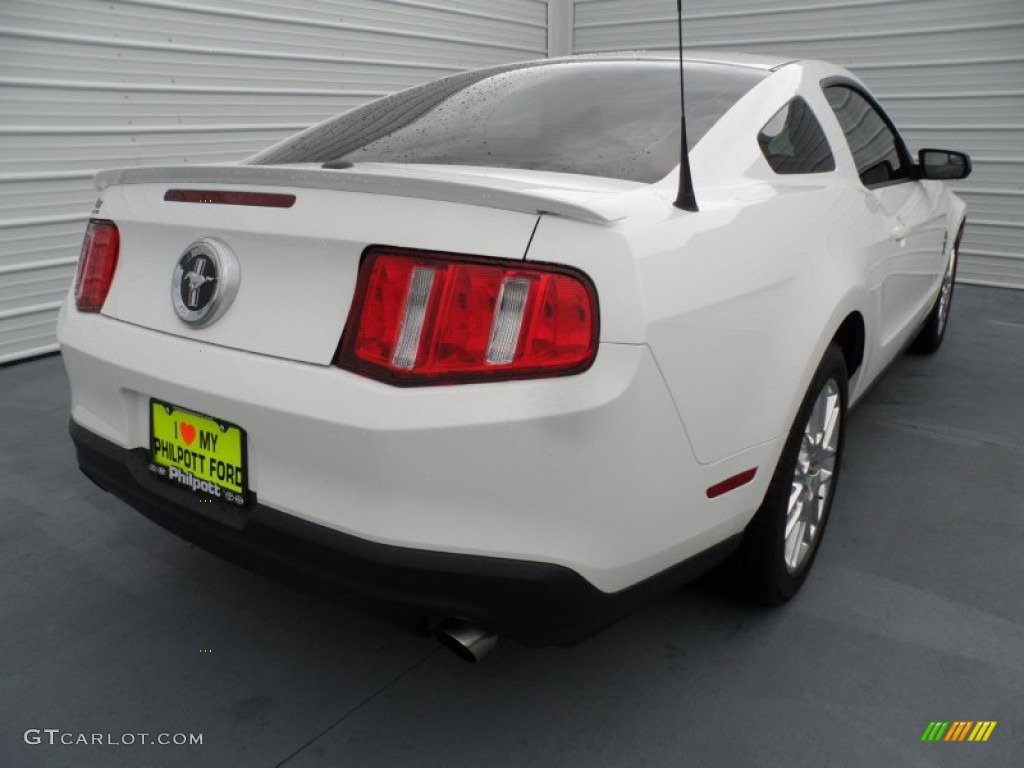2012 Mustang V6 Premium Coupe - Performance White / Charcoal Black photo #3