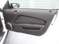 Charcoal Black 2012 Ford Mustang V6 Premium Coupe Door Panel