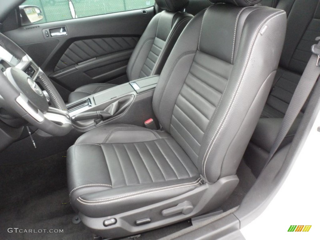 2012 Ford Mustang V6 Premium Coupe Front Seat Photo #67805074