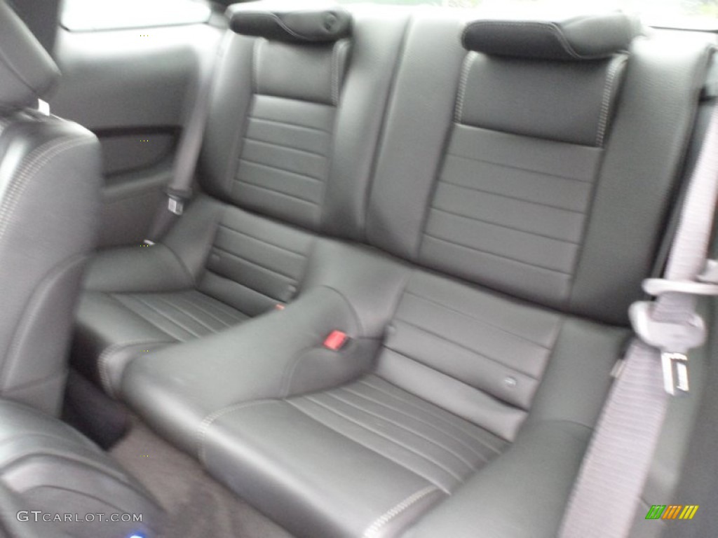 2012 Ford Mustang V6 Premium Coupe Rear Seat Photo #67805094