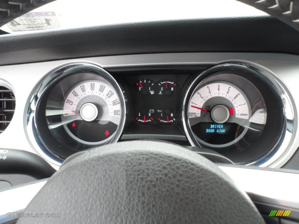 2012 Ford Mustang V6 Premium Coupe Gauges Photo #67805154